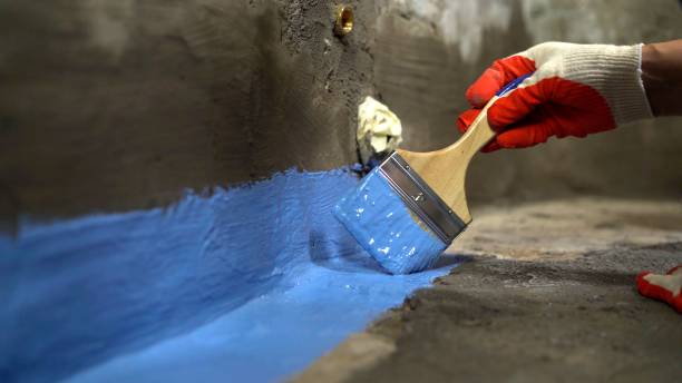Commercial Emergency Waterproofing project at a Neapolis, OH business property by SJ Waterproofing Pros